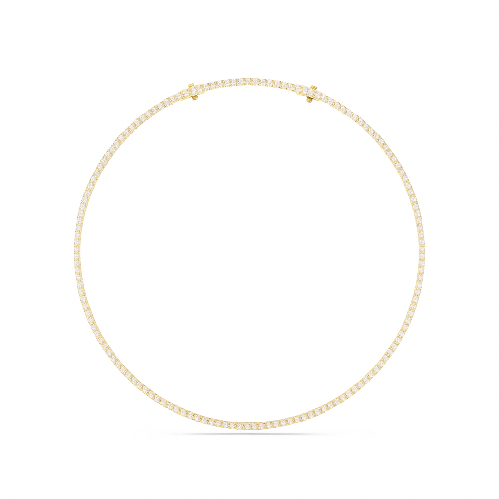 Classic Lab Diamond Tennis Necklace