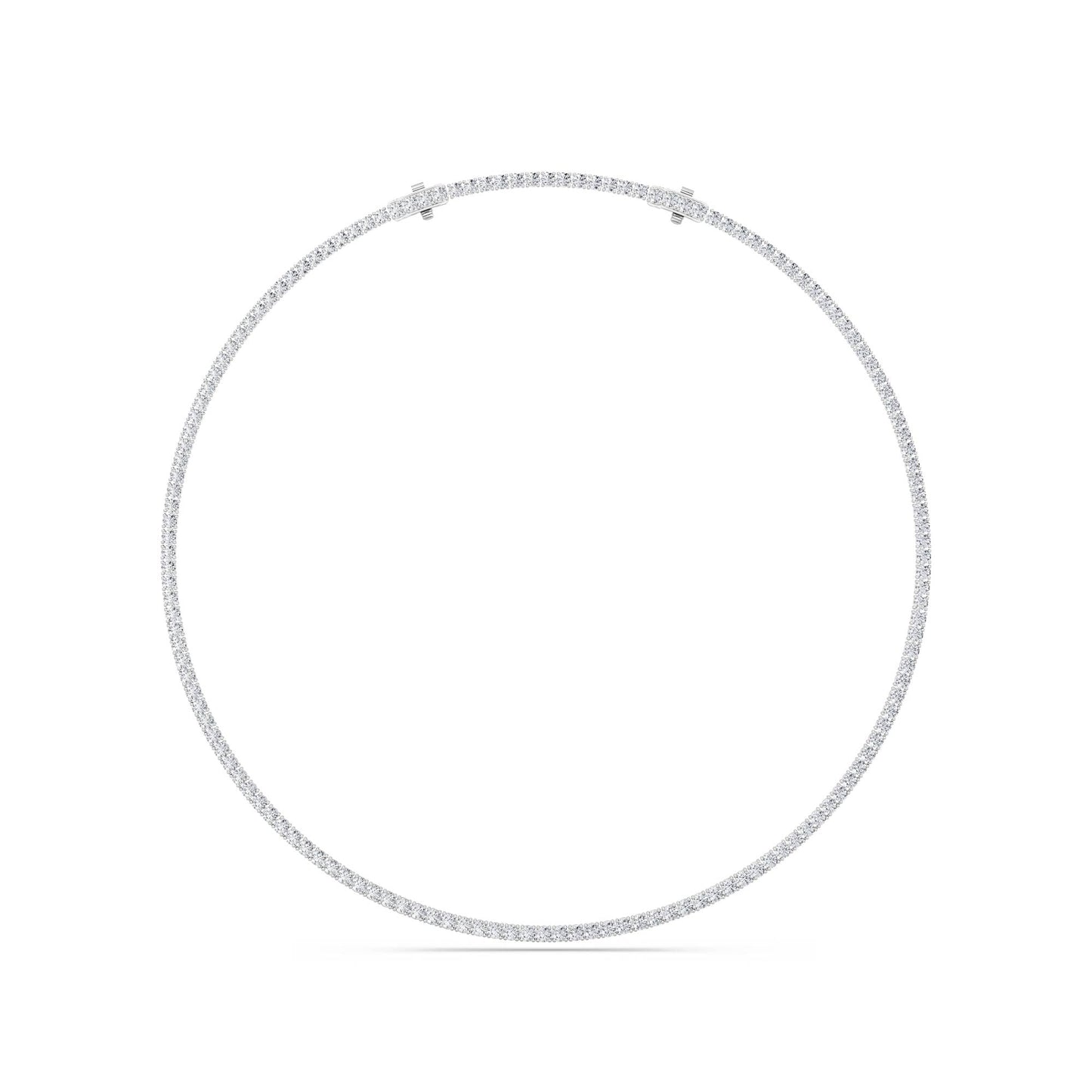 Classic Lab Diamond Tennis Necklace