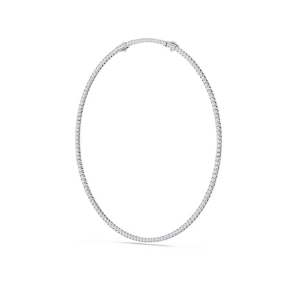 Classic Lab Diamond Tennis Necklace